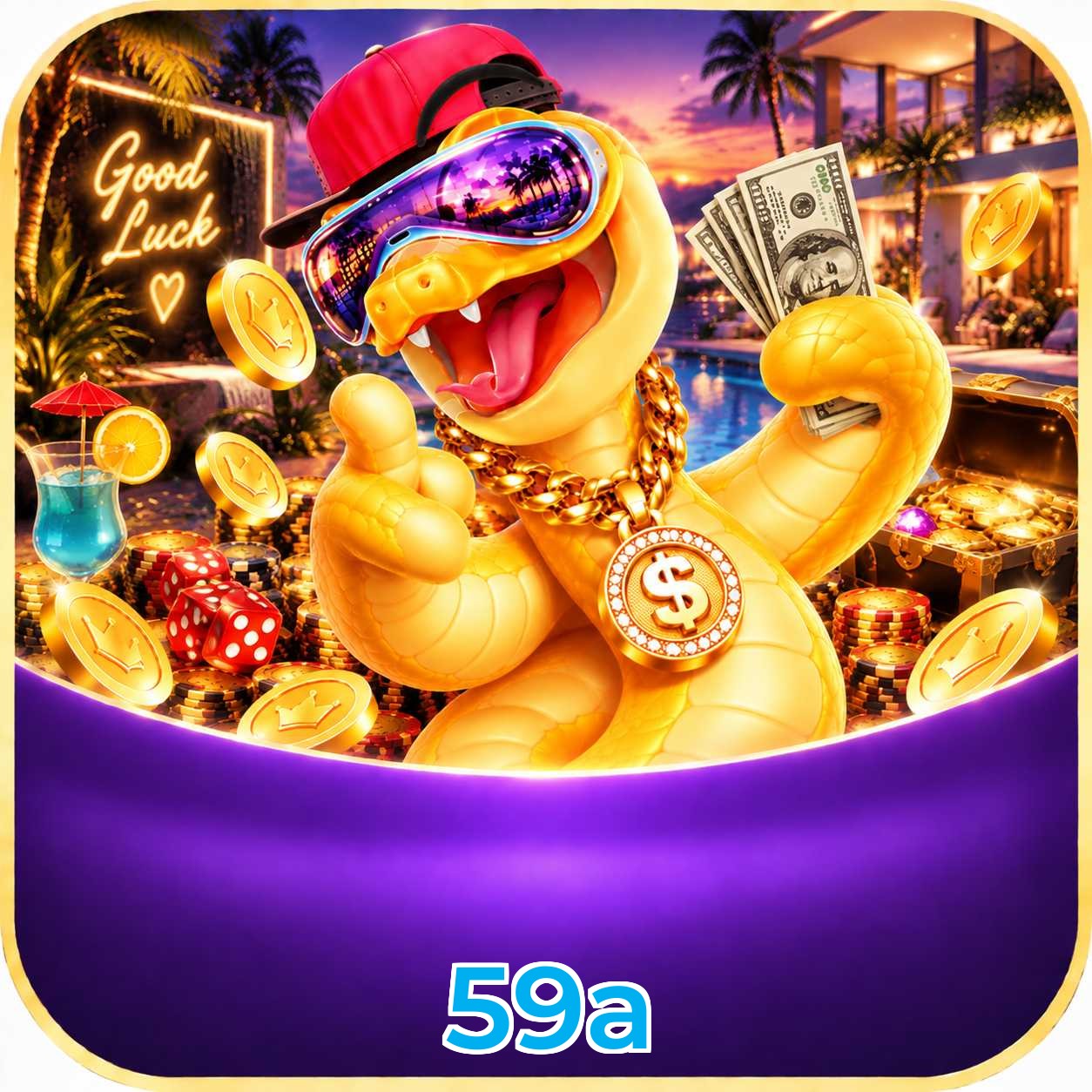 Catálogo de 2.547 jogos da 59a incluindo Pragmatic Play e Evolution Gaming